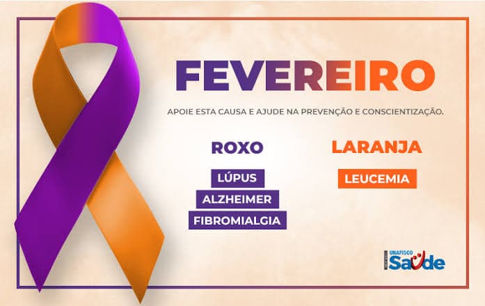 Campanha Fevereiro Roxo e Laranja