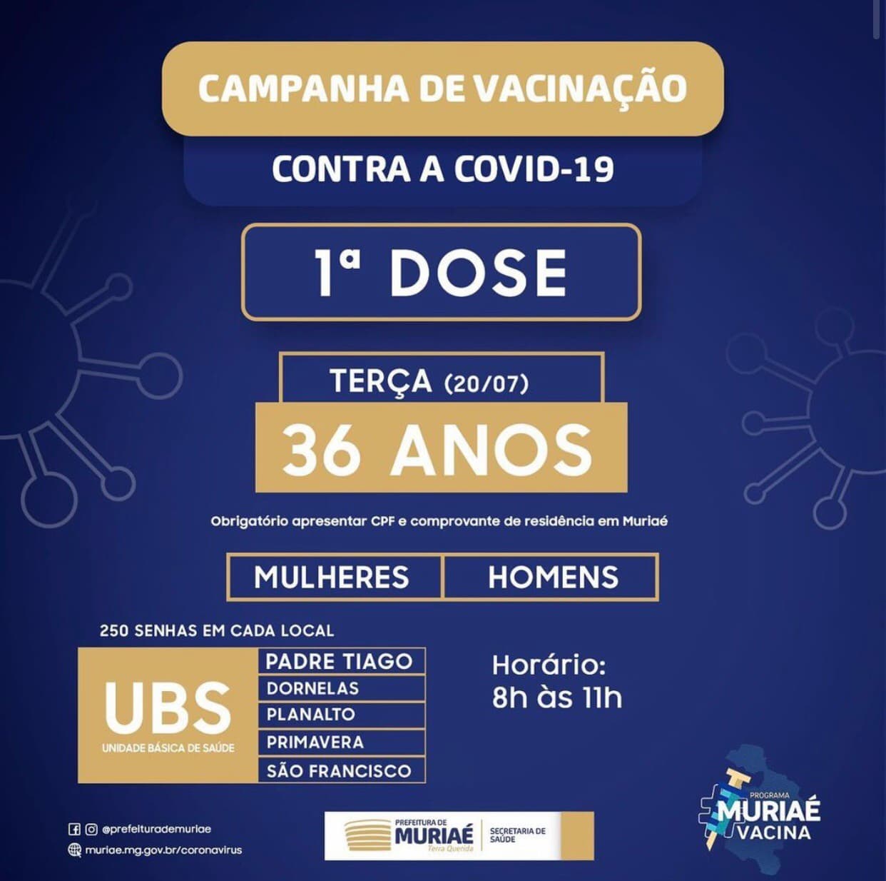 Calendário de Vacinação